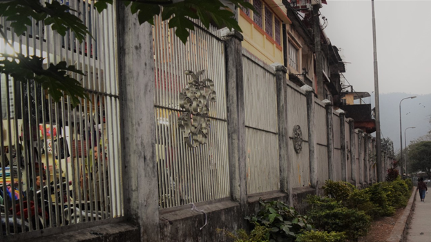 The Jaigaon-Phuentsholing border market area. Credit: Ankur Sharma