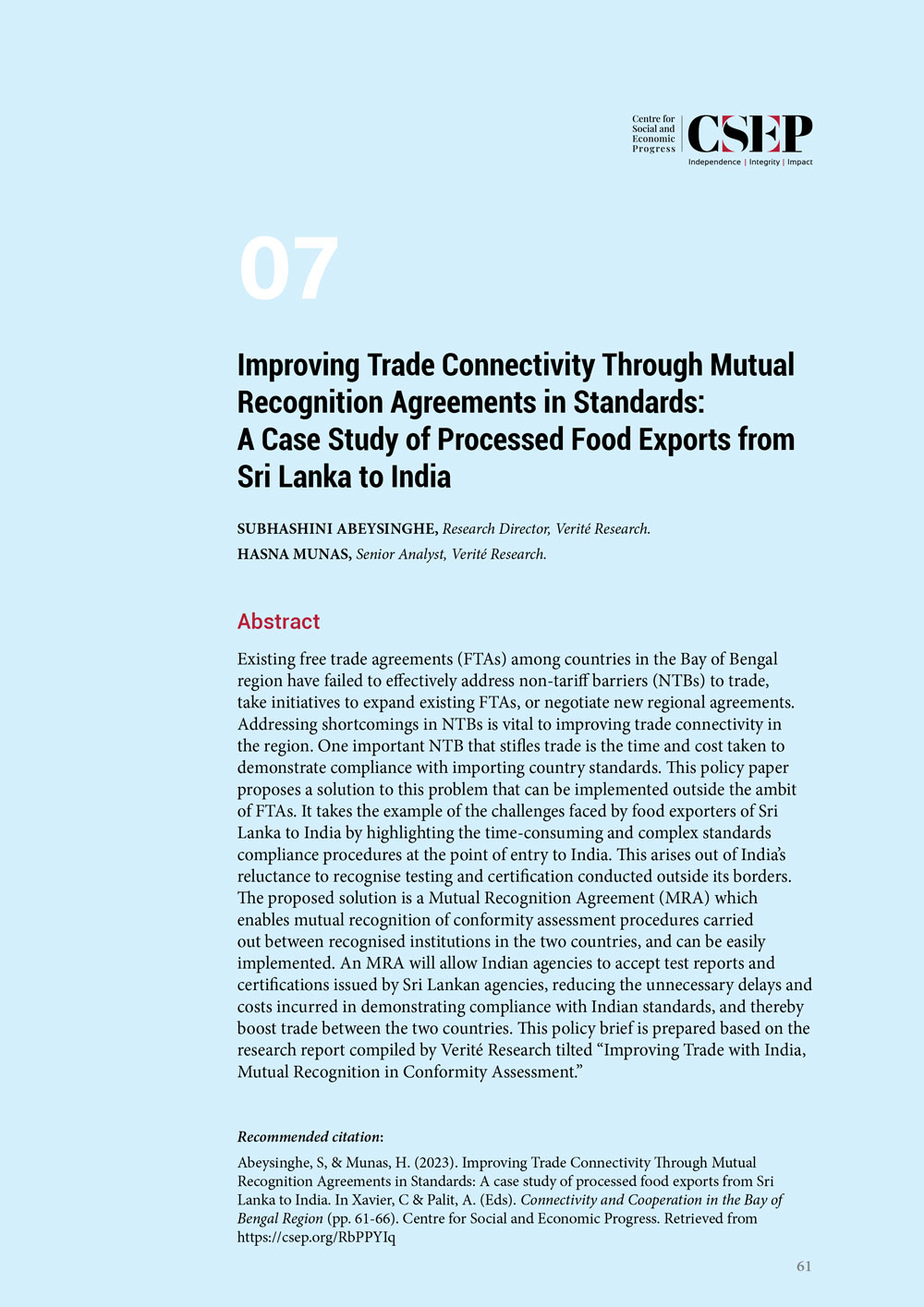 Download Policy Brief